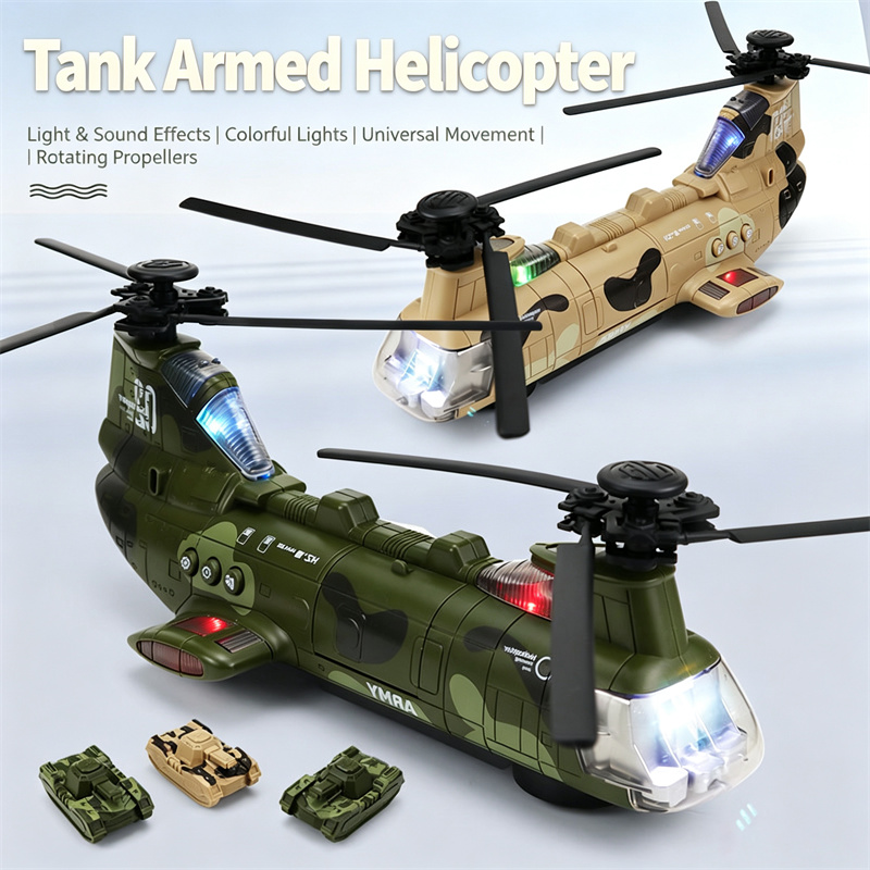 Educational Toys - Elektrisches „Bump and Go“-Transportflugzeug-Spielzeug mit 360°-Drehung,