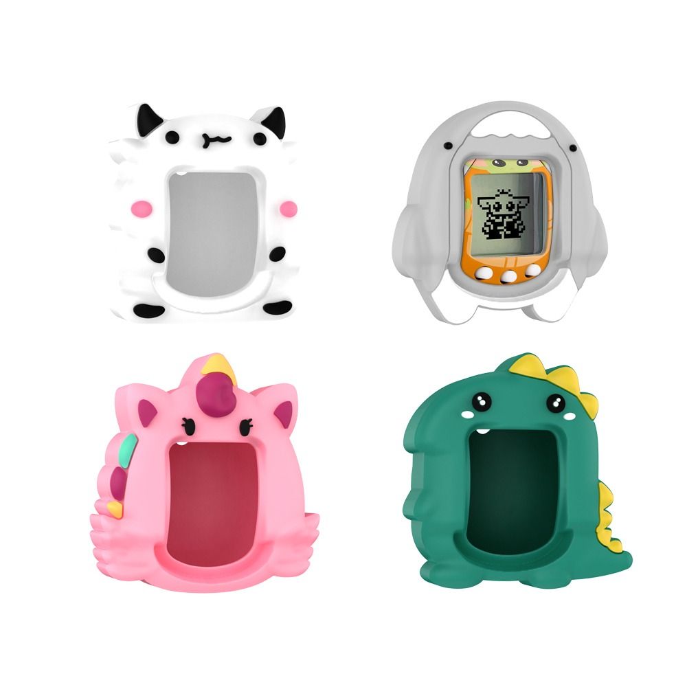 Tamagotchi Electronic Pet Virtual - Silikon-Spielmaschinen-Cartoon-Hülle, Schutzhülle für virtuelle elektronische Haustier-Spiele,