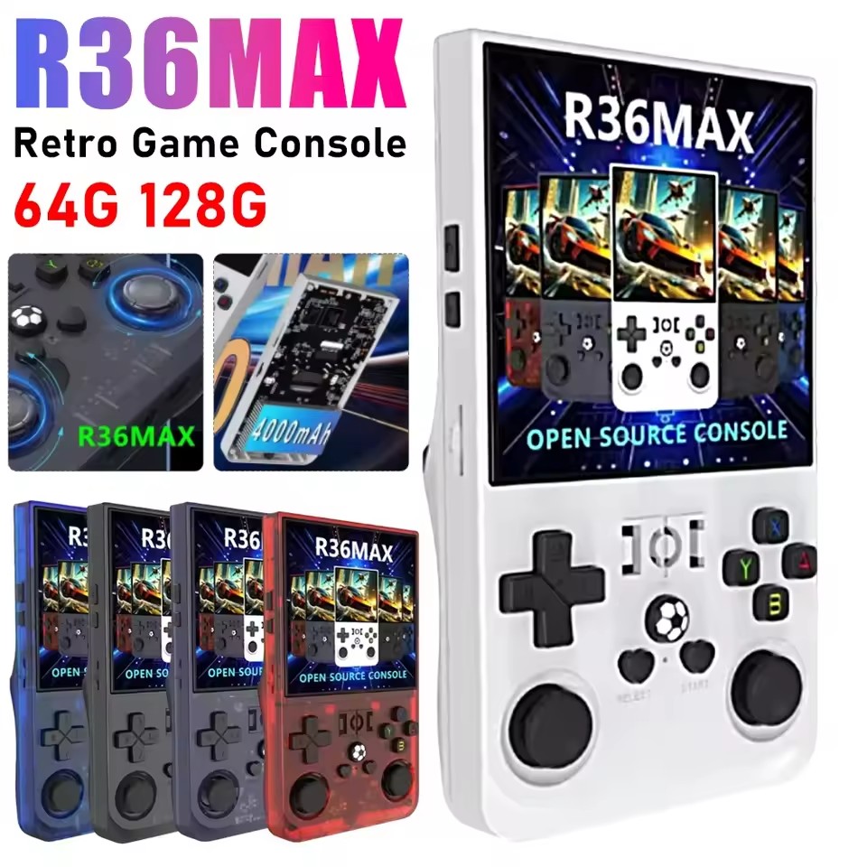 Retro Handheld Game Console R36S - R36MAX Retro Handheld-Spielekonsole R36S Update Linux