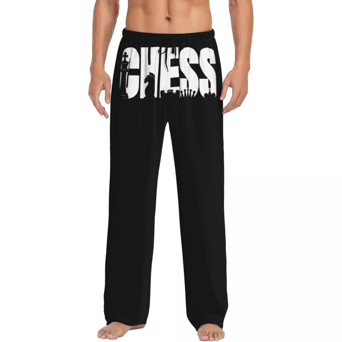Board Games - Benutzerdefinierte Schachbrett Pyjama Hose Männer Schachspiel