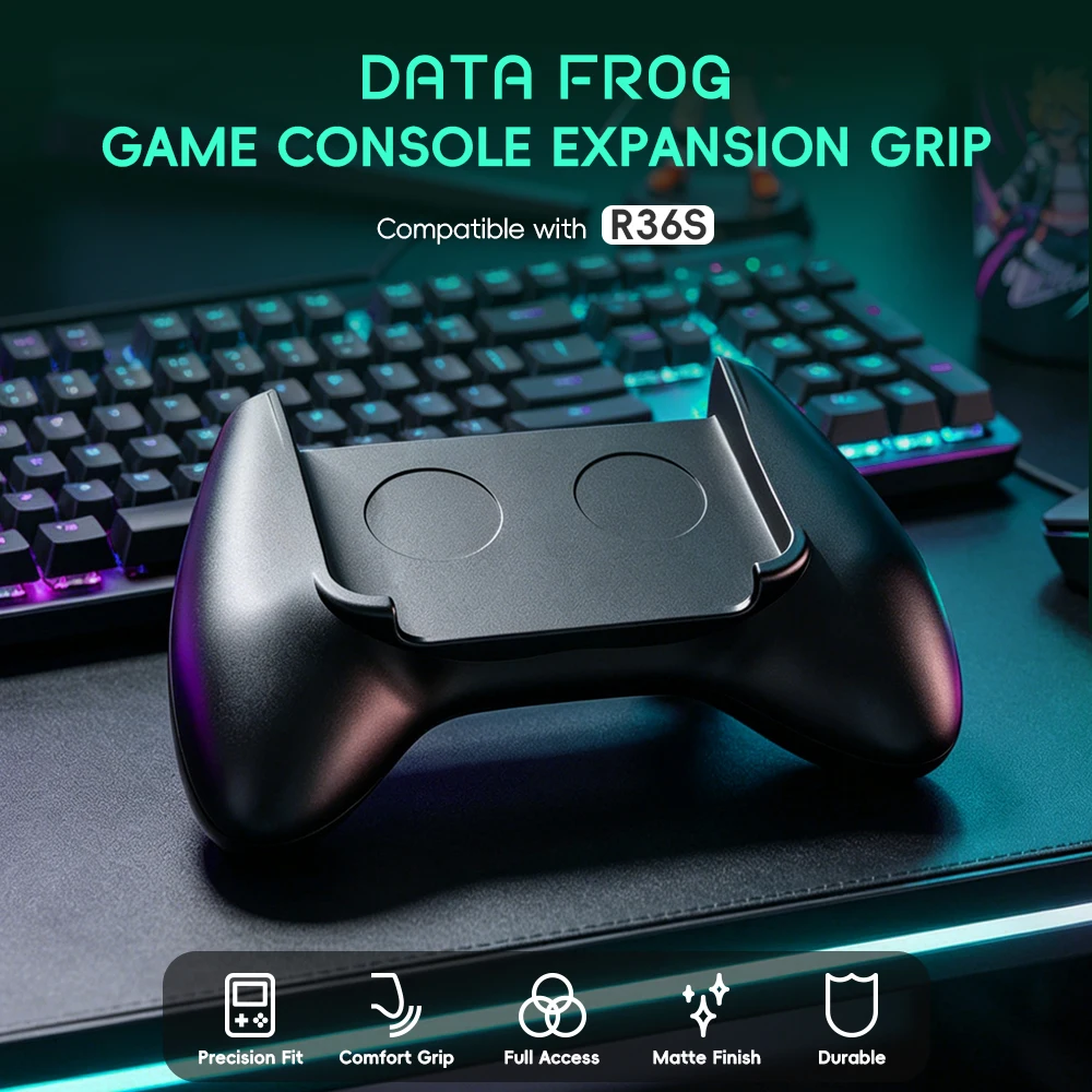Retro Handheld Game Console R36S - Data Frog R36S Game Grip Ergonomischer