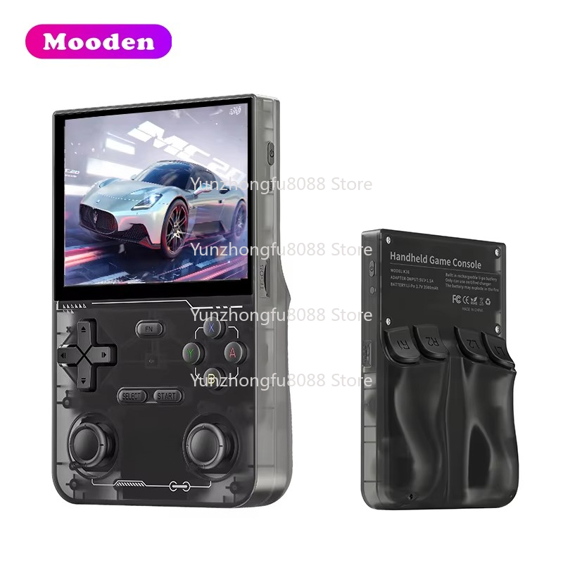 Retro Handheld Game Console R36S - L K36 Handheld-Spielekonsole, 3,5-Zoll-Bildschirm, Linux-System, 64