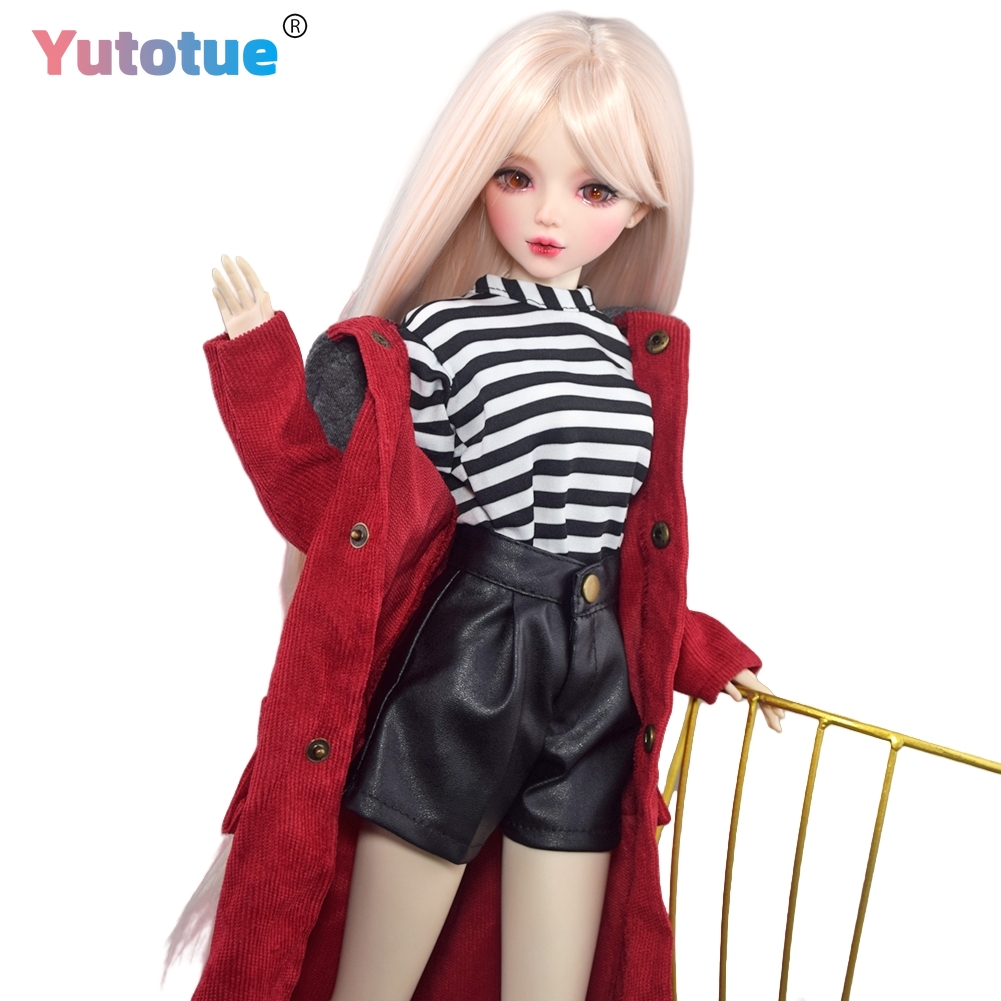 Bjd Doll 1 6 Full Set With Clothes - YUTOTUE 22-Zoll-Höhe, weibliche Puppe, Spielzeug, Gelenke,