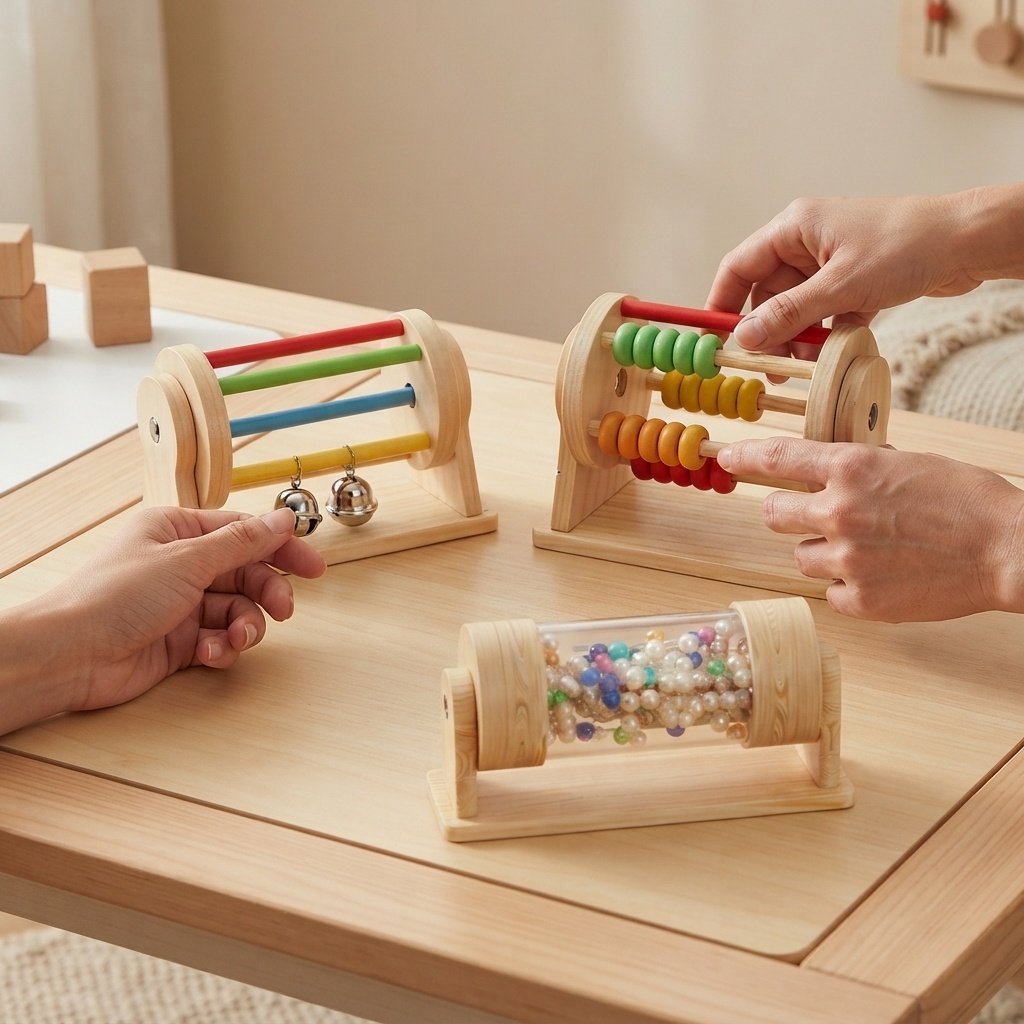 Beliebtes Montessori-Holzpuzzl – Montessori Wooden Busy Board Toddler Bewertung und Preis