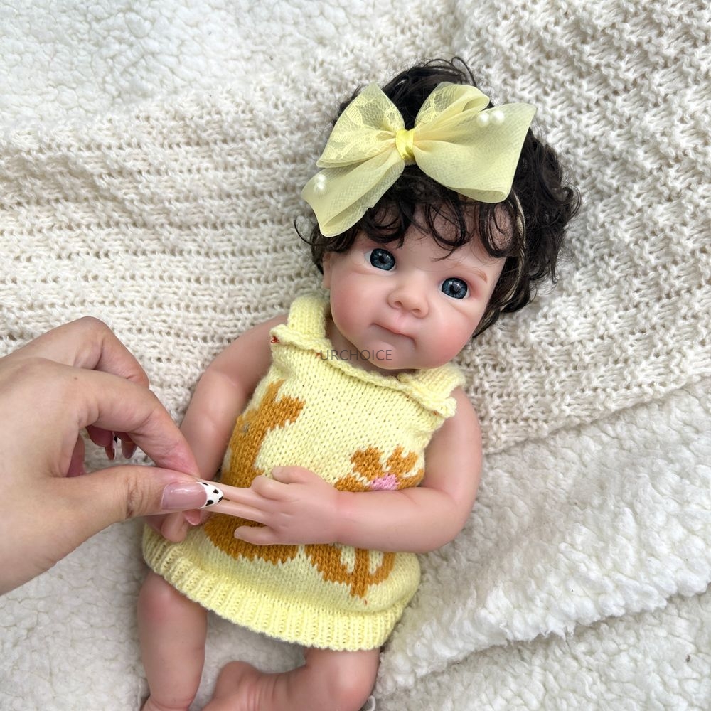 Mini 12-Zoll-Puppe mit offenen – Reborn Baby Doll Silicone Realistic Bewertung und Preis