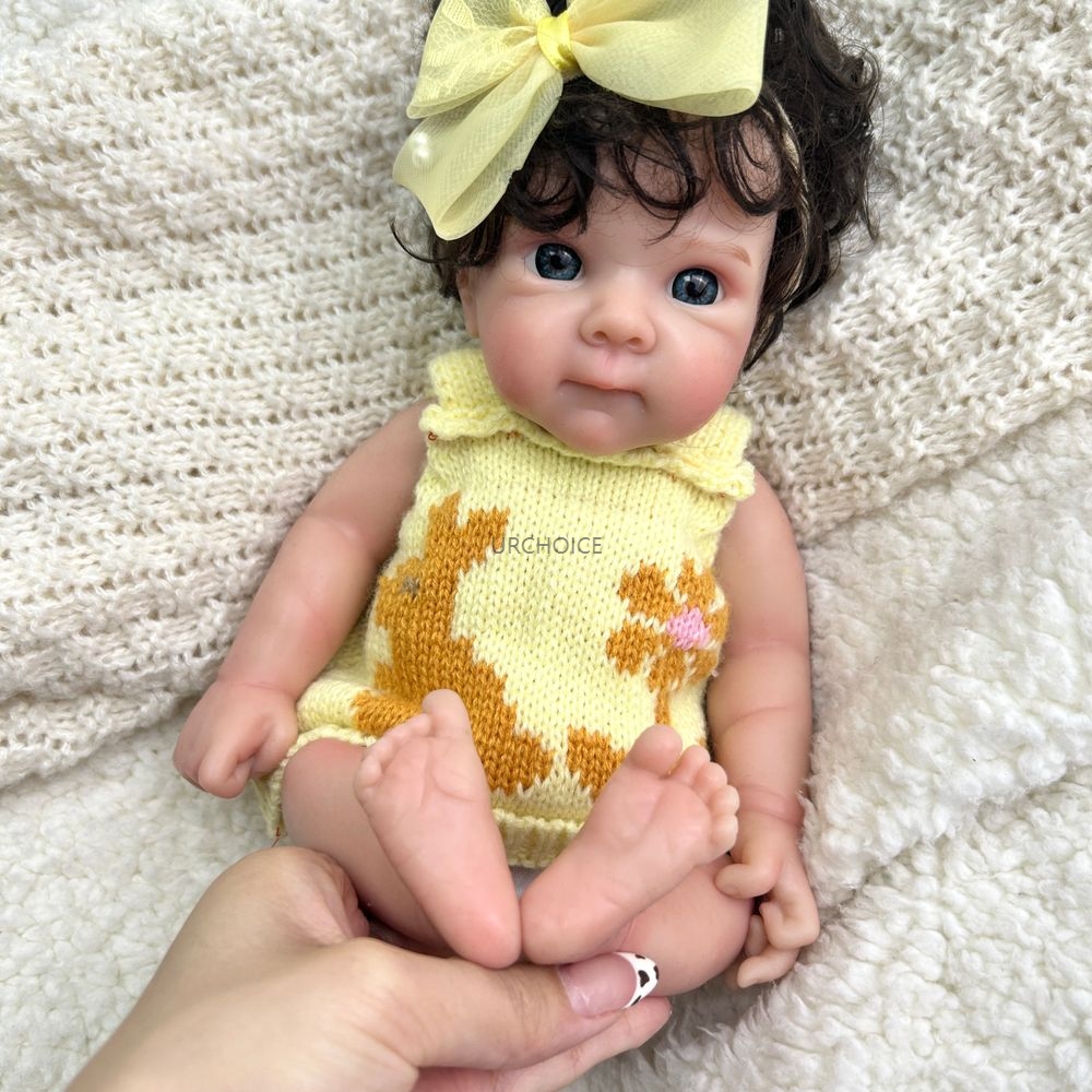 Mini 12-Zoll-Puppe mit offenen – Reborn Baby Doll Silicone Realistic Bewertung und Preis