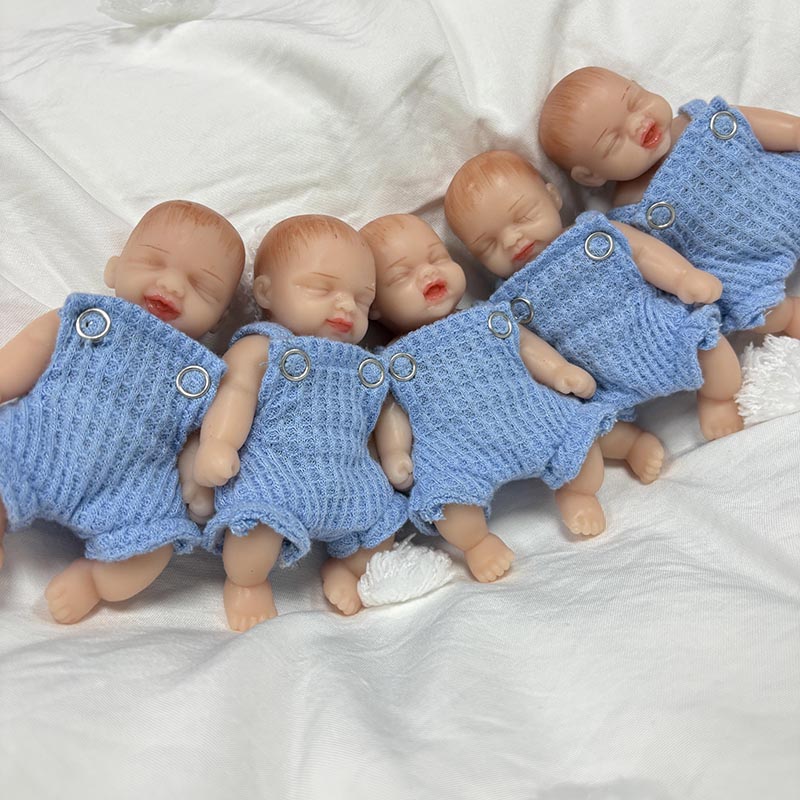 5 teile/satz 4 zoll Handgemach – Reborn Baby Doll Silicone Realistic Bewertung und Preis