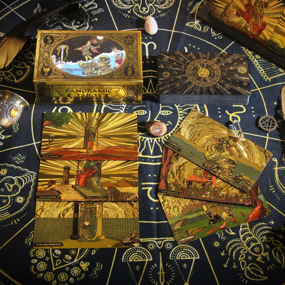 Klassische Panoramic Rider Wai – Tarot Cards Deck With Guidebook Bewertung und Preis