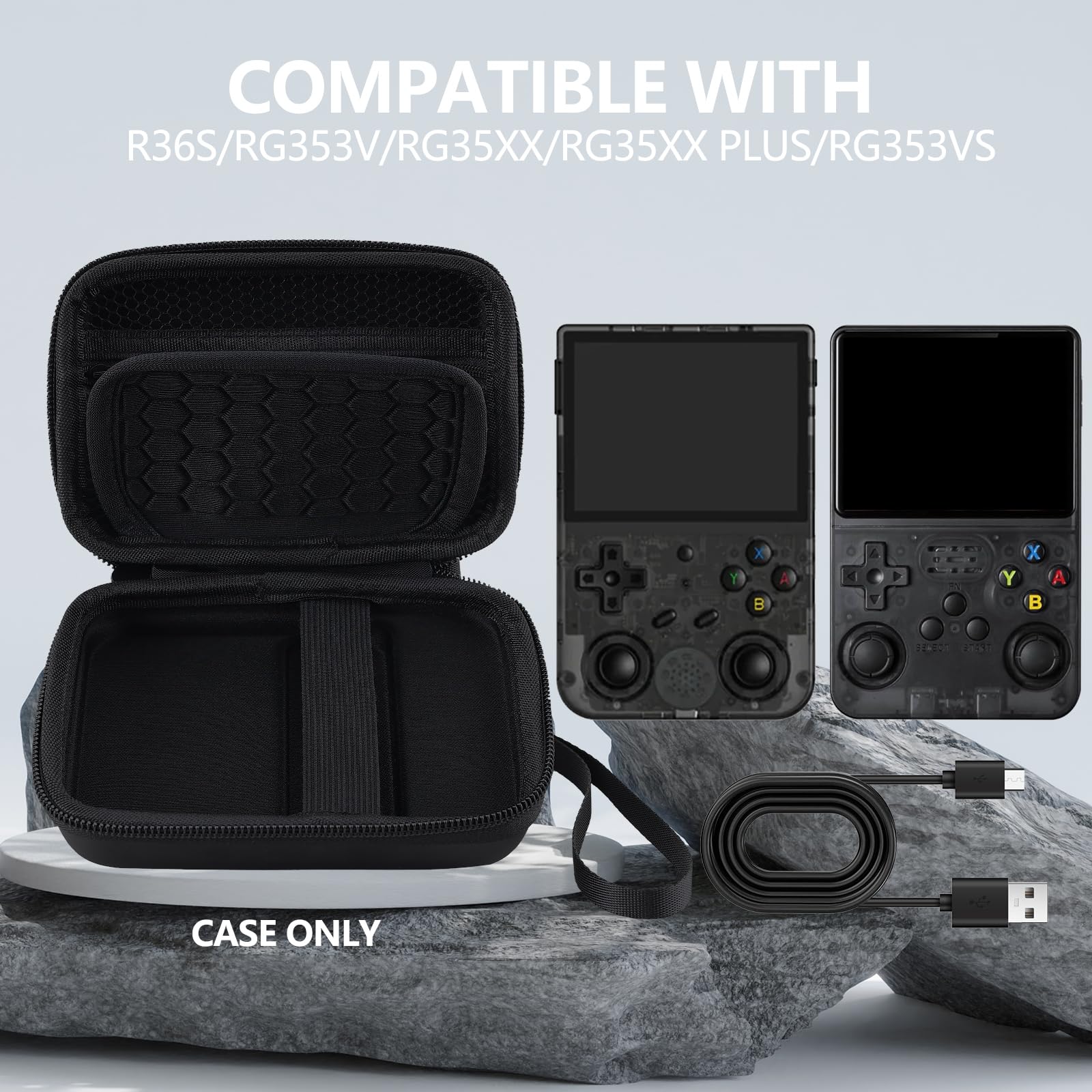 Tragbare Aufbewahrungstasche f – Retro Handheld Game Console R36S Bewertung und Preis