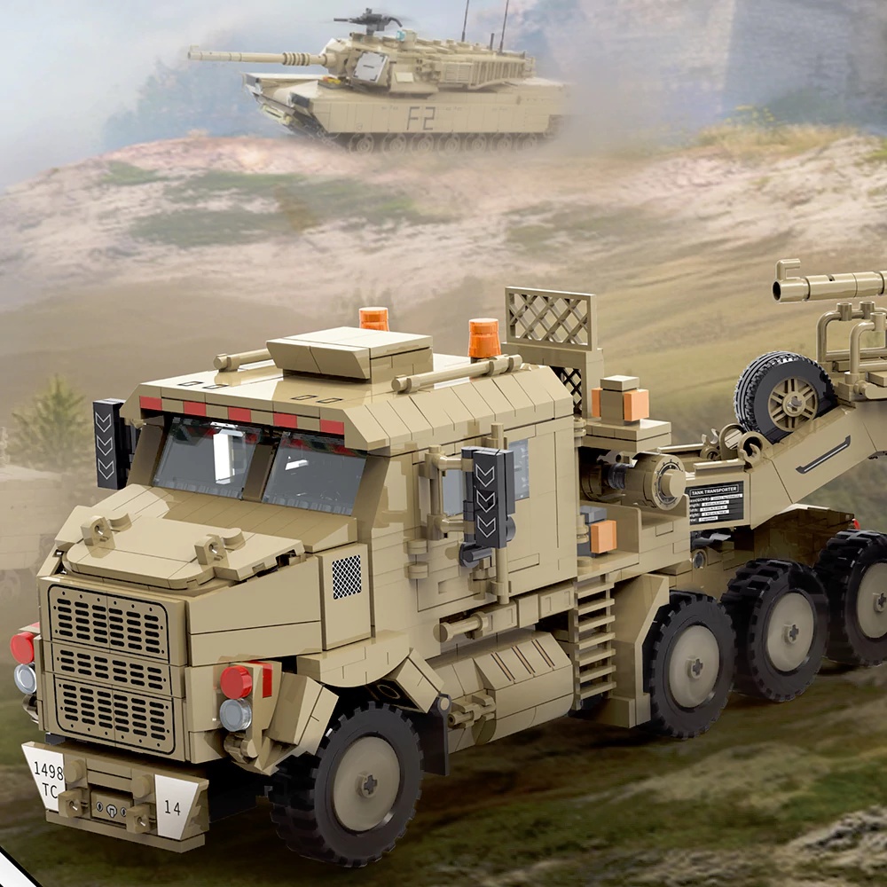 Klemmbausteine Militär M1070 P – Lego Compatible Military Tank Bewertung und Preis