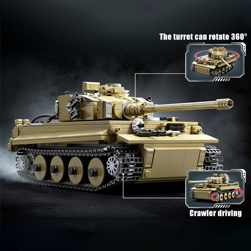 Militär 1000-teiliger Deutsche – Lego Compatible Military Tank Bewertung und Preis