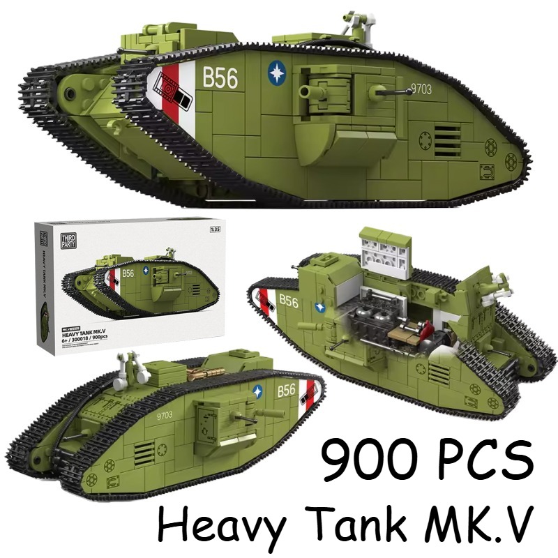 900-teiliger Bausatz Erster We – Lego Compatible Military Tank Bewertung und Preis