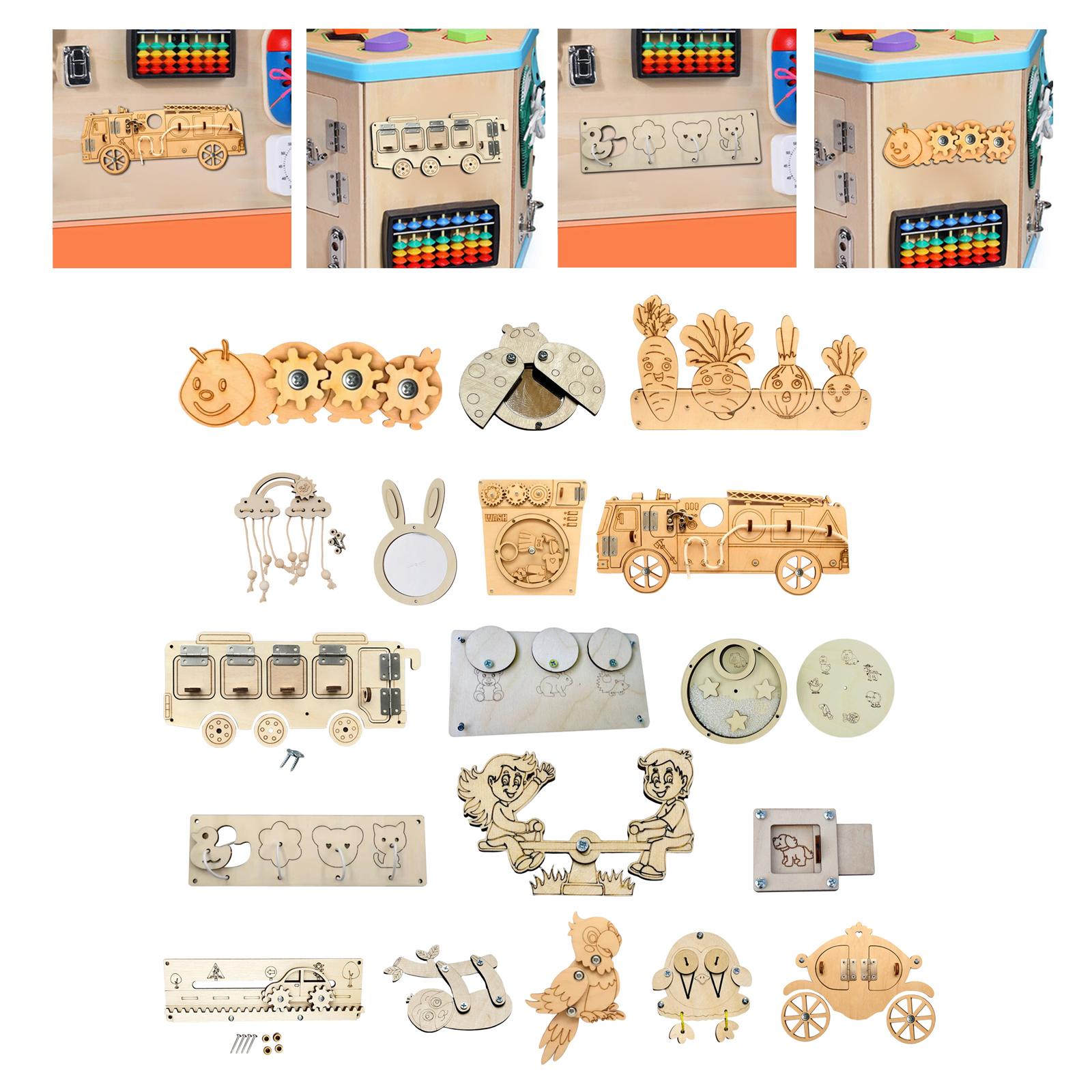 Holz-Busy-Board-Teile Montesso – Montessori Wooden Busy Board Toddler Bewertung und Preis