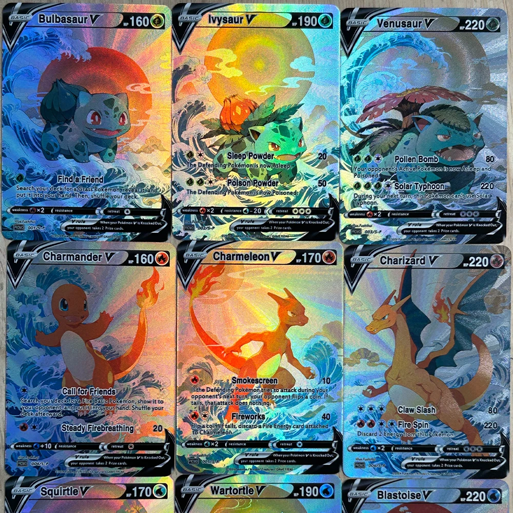 9 Teile/satz DIY Anime PTCG Sa – Board Games Bewertung und Preis