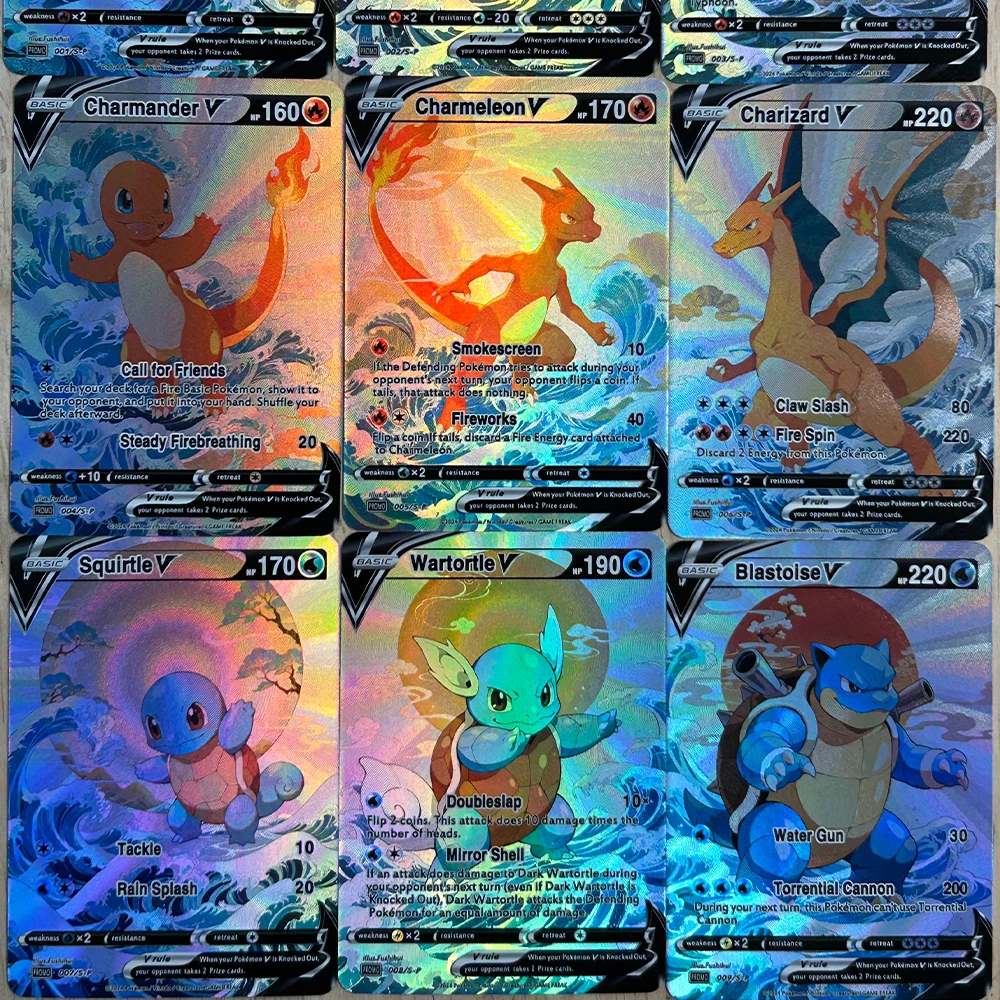 9 Teile/satz DIY Anime PTCG Sa – Board Games Bewertung und Preis