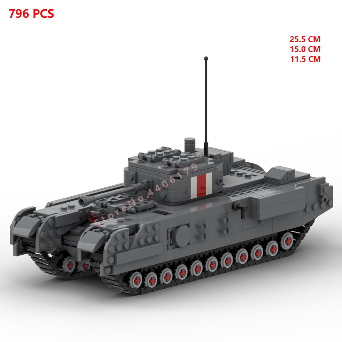 Hot military WWII UK Armee Chu – Lego Compatible Military Tank Bewertung und Preis