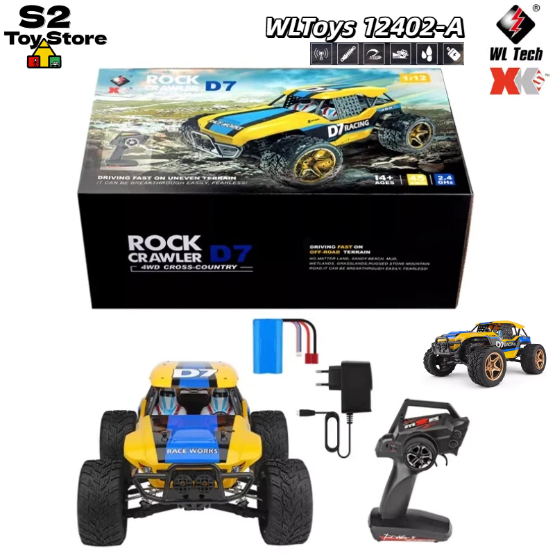 Wltoys 12402-A D7 Rock Crawler – Rc Drift Car 1 24 Scale 4Wd Bewertung und Preis