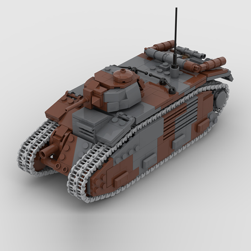 B1 Bis Militärpanzer-Modell MO – Lego Compatible Military Tank Bewertung und Preis