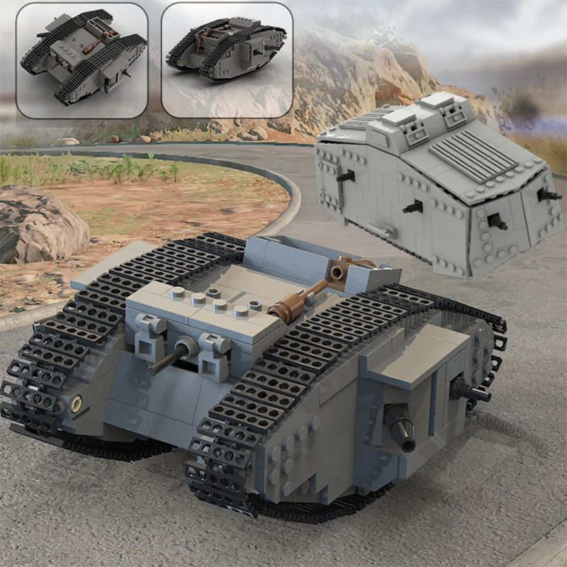 MOC WW1 Deutschland Militär A7 – Lego Compatible Military Tank Bewertung und Preis